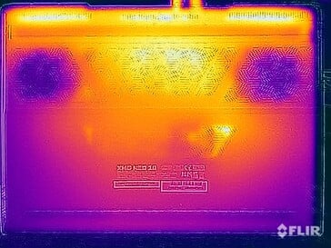 Teste de estresse de temperatura da superfície (parte inferior)