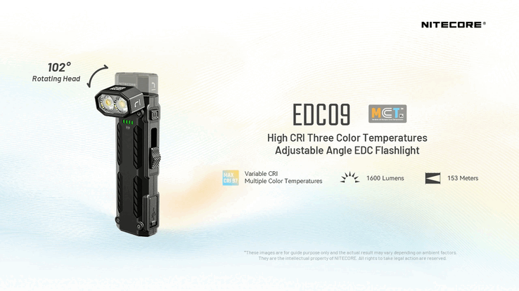 Posição da cabeça. (Fonte da imagem: Nitecore)