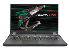 A Gigabyte está aparentemente testando um laptop para jogos AORUS 17G com processadores Intel de última geração. (Fonte de imagem: Gigabyte)