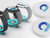 Os projetos conceituais do dispositivo Afon mostram o monitor de glicemia como um sensor facilmente portátil e integrável. (Fonte de imagem: Afon/Iterate - editado)