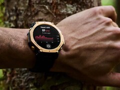 O smartwatch T-Rex 3 Pro Black Gold (48 mm) da Amazfit (foto) já está disponível nos EUA. (Fonte da imagem: Amazfit)