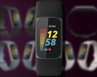 O rastreador Fitbit Charge 5 fitness tracker poderia ser lançado no quarto trimestre de 2021. (Fonte da imagem: Fitbit/@evleaks - editado)