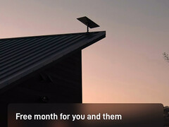 A oferta do mês de referência Starlink gratuito. (Fonte da imagem: SpaceX)