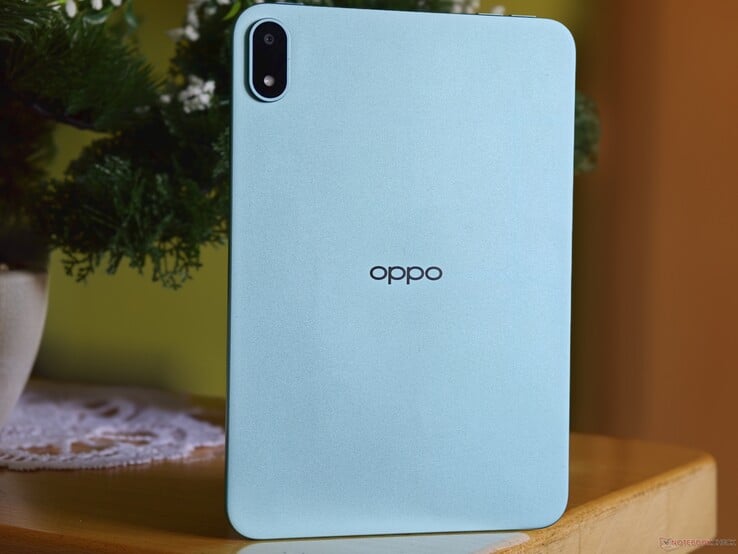 Oppo Pad Mini na cor verde menta