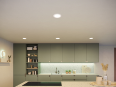 As luzes embutidas Philips Hue Slim oferecem iluminação branca e colorida. (Fonte da imagem: Philips Hue)