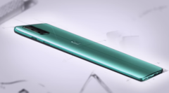 O OnePlus 8T estará disponível em, pelo menos, Aquamarine Green. (Fonte da imagem: OnePlus)