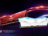 A TEAMGROUP lançou novos kits de memória DDR5, o T-FORCE DELTA RGB DDR5 e o T-FORCE VULCAN DDR5. (Imagem: TEAMGROUP)