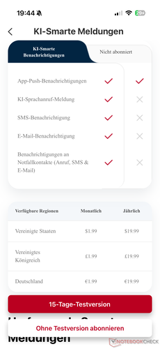Recursos adicionais incluídos na assinatura