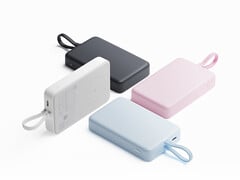 O power bank sem Qi2.2 está disponível em quatro cores (na imagem)