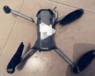 Uma foto de um suposto protótipo do DJI Air 4 do início de 2025.