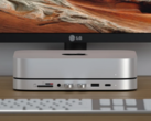 O hub Satechi Mac mini USB-C atualizado apresenta uma caixa SSD M.2 SATA. (Imagem: Satechi)
