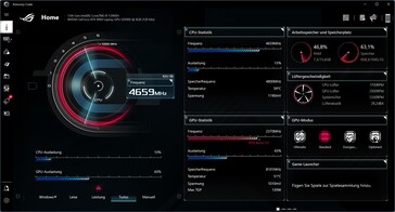 Modo turbo. O interruptor da GPU está à direita