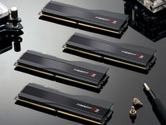 A memória DDR5 compatível com o Lago Alder, como a Trident Z5 vista aqui, é afetada por outra escassez (Imagem: G.Skill)