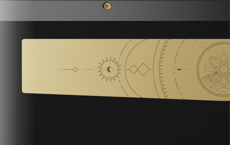 Placa inferior decorativa do Keychron Q6 Ultra. (Fonte da imagem: Keychron)