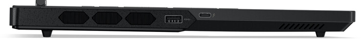 Esquerda: USB 3.2 Gen 1 (USB-A), Thunderbolt 4 (USB-C; DisplayPort)