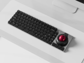Teclado mecânico de baixo perfil sem fio Naya Connect com track ball e expansão infinita