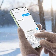 A tela do OnePlus Ace 6T foi projetada para ser operada com luvas. (Fonte da imagem: OnePlus)