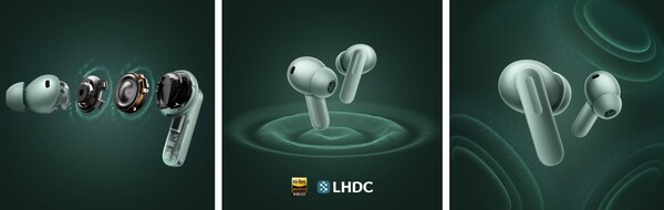 O OnePlus Buds 4 terá suporte para LHDC 5.0 e Hi-Res Audio Wireless. (Fonte da imagem: OnePlus)