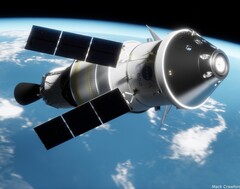 A nave Orion programada para pousar na Lua em 2024 (Fonte de imagem: NASA)