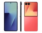 O Samsung Galaxy Z Flip7 virá em azul, vermelho e preto. (Fonte da imagem: Evan Blass)