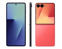 O Samsung Galaxy Z Flip7 virá em azul, vermelho e preto. (Fonte da imagem: Evan Blass)