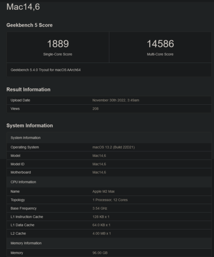 (Fonte de imagem: Geekbench)