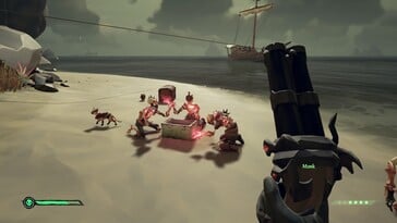 Na imagem: uma captura de tela do jogo Sea of Thieves: Edição 2026.
