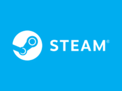 O logotipo do Steam em um fundo azul (fonte da imagem: Valve)