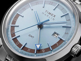 O mostrador do Timex Marlin GMT TW2Y84100