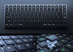 Teclado super fino Vissles LP85 que vem em outubro com chaves RGB por $99 USD (Fonte: Vissles)