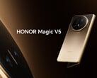 O Magic V5 adota a linguagem de design do Magic V3 com uma caixa de câmera octogonal. (Fonte da imagem: Honor - editado)