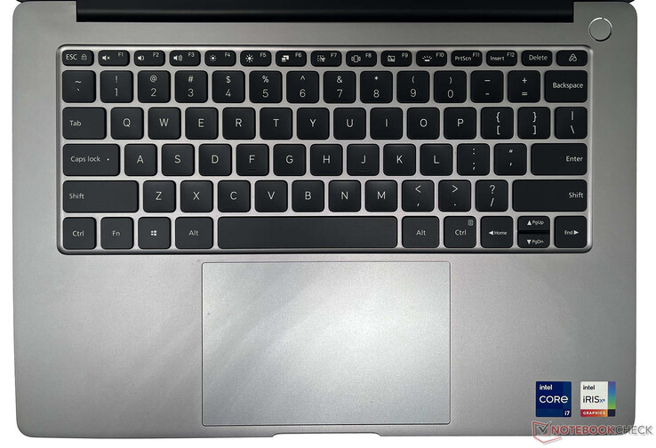 Os botões do Mi NoteBook Pro parecem mais rígidos do que o normal para pressionar