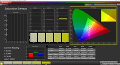 CalMan ColorChecker - Saturação - Calibrado