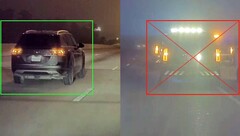 O software de assistência ao motorista da Tesla tem problemas quando a visibilidade é baixa (Fonte da imagem: WSJ)