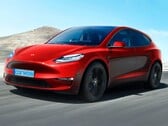 Tesla Model 2 hatchback concept render (imagem: CarWow)