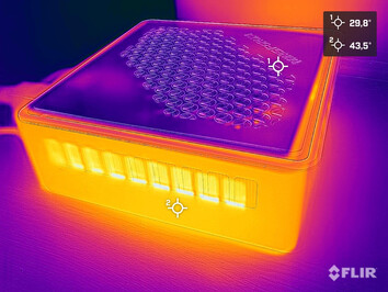 Desenvolvimento de calor durante o teste de estresse