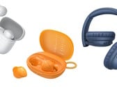 Os modelos Belkin SoundForm Dot ANC, Isolate Buds ANC e Play ANC (da esquerda para a direita) oferecem cancelamento de ruído a um preço acessível.
