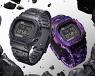 Uma imagem estilizada do Casio G-Shock GCW-B5000UN-1 e GCW-B5000UN-6.