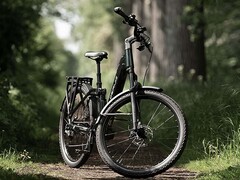 A e-bike Deruiz Lapis tem um sistema de suspensão total da RockShox. (Fonte da imagem: Deruiz)