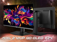 O MAG 272UP X24 é uma alternativa mais barata ao MPG 272URX. (Fonte da imagem: MSI)