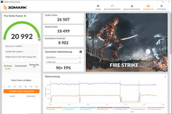 Fire Strike (operação de rede, overboost, TGP 140W)