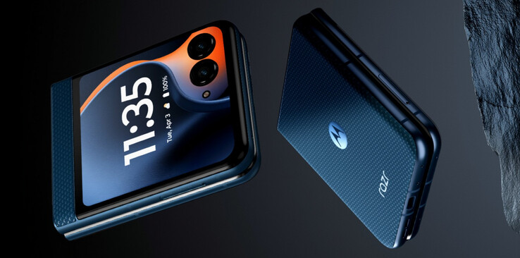 O Motorola Razr 60. (Fonte da imagem: via Evan Blass)
