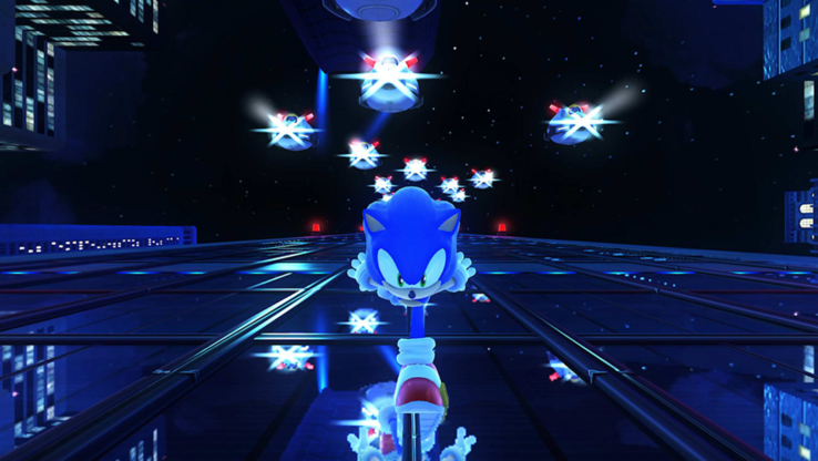 Os jogadores podem experimentar fases icônicas dos jogos anteriores do Sonic. (Fonte: Nintendo)