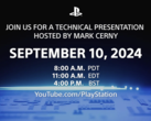 Os detalhes da apresentação foram listados no canal oficial do PlayStation no YouTube. (Fonte da imagem: PlayStation)