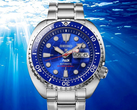 Uma imagem promocional do novo relógio Seiko x PADI Prospex