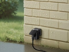 O Tapo P410M da TP-Link (foto) é um plugue Wi-Fi inteligente para uso externo. (Fonte da imagem: Tapo)