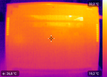 Desenvolvimento de calor - Fundo (ocioso)