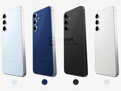 As supostas quatro cores de lançamento do Galaxy S25 FE. (Fonte da imagem: Nieuwe Mobiel)