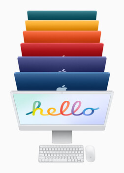 Faixa de cores. (Fonte da imagem: Apple)