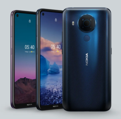 O Nokia 5.4 é um saco misto, mas deve oferecer uma melhor duração da bateria. (Imagem: HMD Global)